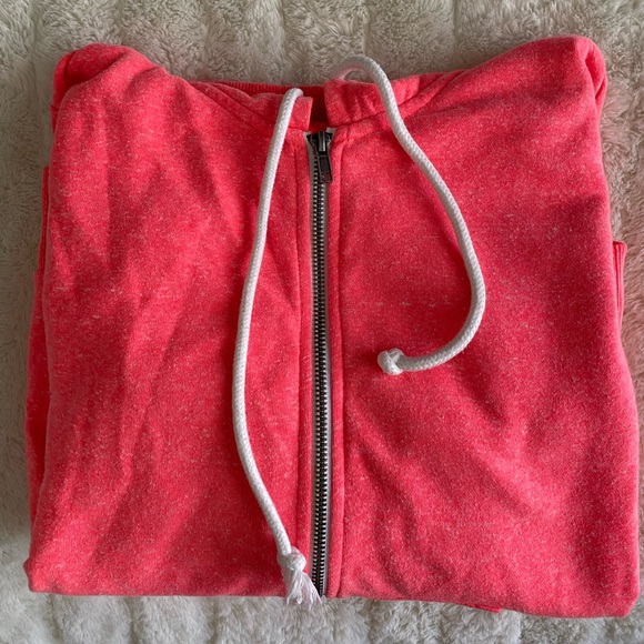 HOT Pink Zip Hoodie - Picture 2 of 9